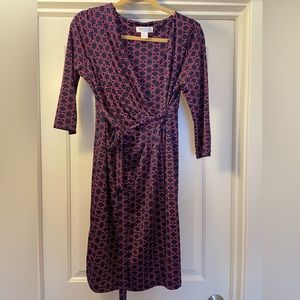Motherhood Maternity false wrap dress